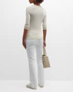 Image 3 of 6: Lafayette 148 New York Kick Flare Mercer Jean