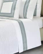 Image 2 of 2: Signoria Firenze Cascina Queen Flat Sheet