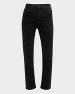 Image 1 of 6: MOTHER The Tomcat Ankle Straight-Leg Jeans