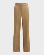 Image 1 of 6: Lafayette 148 New York Sullivan High-Rise Wide-Leg Pants