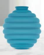 Image 1 of 3: Dolce&Gabbana Casa Carretto Venini Small Glass Vase, 7.1"