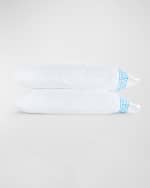 Image 3 of 4: Matouk Liana King Flat Sheet