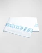 Image 4 of 4: Matouk Liana King Flat Sheet