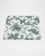 Image 2 of 2: Matouk Schumacher San Cristobal King Fitted Sheet