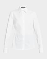 Image 1 of 6: Dolce&Gabbana Poplin Classic-Fit Collared Shirt