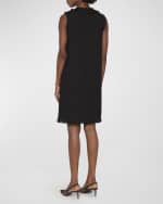 Image 3 of 5: Dolce&Gabbana Raw-Edge Tweed Shift Dress