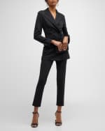 Image 2 of 6: Dolce&Gabbana Long Tailored Blazer Jacket with Button Detail