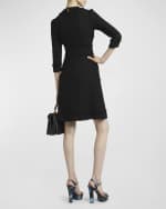 Image 3 of 6: Dolce&Gabbana Tweed Button-Front Short Dress
