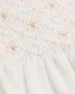 Image 3 of 4: Ralph Lauren Childrenswear Girl's Embroidered Coverall, Size 3M-12M