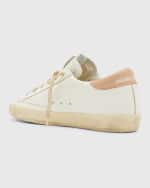 Image 3 of 6: Golden Goose Superstar Leather Glitter Low-Top Sneakers