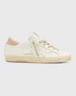 Image 1 of 6: Golden Goose Superstar Leather Glitter Low-Top Sneakers