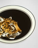 Image 2 of 3: Dolce&Gabbana Casa Leopard Set 2 Bread Plates