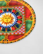 Image 5 of 5: Dolce&Gabbana Casa Carretto Sole Set 2 Bread Plates