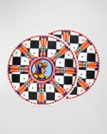 Image 1 of 5: Dolce&Gabbana Casa Carretto Knight set 2 Dessert Plates