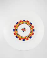Image 4 of 6: Dolce&Gabbana Casa Carretto Sole Set 2 Dinner Plates