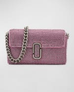 Image 1 of 6: Marc Jacobs The Rhinestone J Marc Mini Shoulder Bag