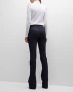 Image 4 of 6: Veronica Beard Cedar Puff Sleeve Turtleneck