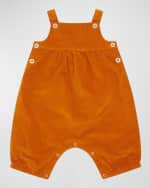 Image 1 of 2: Vild - House of Little Kid's Velvet Button Jumpsuit, Size 6M-3