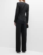 Image 3 of 6: Salon 1884 Saville V-Neck Double-Breasted Blazer