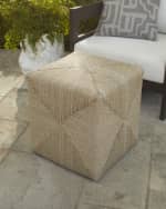 Image 1 of 2: Palecek Weston Outdoor Hassock