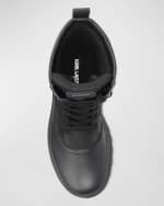 Image 4 of 4: Karl Lagerfeld Paris Men's Camo-Print Nylon Lace-Up Winter Boots