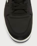 Image 4 of 6: Prada Men's Re-Nylon Triangle Logo Low-Top Sneakers