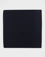 Image 1 of 3: Trafalgar Men's Sutton Solid Silk Pocket Square