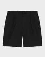 Image 1 of 4: Dolce&Gabbana Boy's Logo Plaque Shorts, Size 2-6