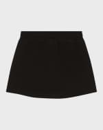 Image 2 of 2: Dolce&Gabbana Girl's Embroidered Logo Sweat Skirt, Size 8-10