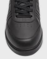 Image 4 of 6: Givenchy Men's G4 Bicolor Leather Low-Top Sneakers