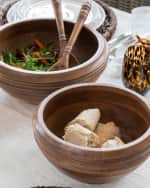 Image 4 of 6: Juliska Bilbao 12" Wood Serving Bowl