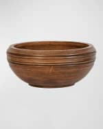 Image 1 of 6: Juliska Bilbao 12" Wood Serving Bowl