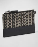 Image 2 of 4: Marc Jacobs The Monogram Top Zip Wristlet