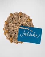 Image 2 of 4: Juliska Macrame 4-Piece Coaster Set - Natural