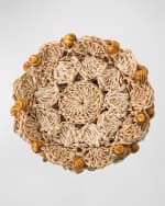 Image 1 of 4: Juliska Macrame 4-Piece Coaster Set - Natural