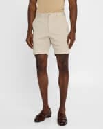 Image 3 of 5: Ralph Lauren Purple Label Men's Eaton Cotton-Stretch Shorts