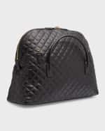 Image 4 of 6: Saint Laurent Es Giant YSL Travel Bag in Smooth Quilted Leather