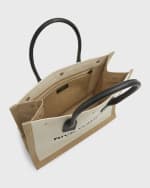 Image 5 of 6: Saint Laurent Rive Gauche Small Tote in Canvas