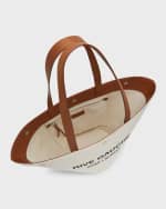 Image 5 of 6: Saint Laurent Rive Gauche Cabas Tote Bag in Canvas