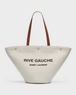 Image 1 of 6: Saint Laurent Rive Gauche Cabas Tote Bag in Canvas