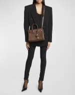 Image 2 of 6: Saint Laurent Sac De Jour Baby Top-Handle Bag in Grained Leather