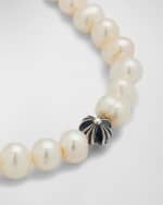 Image 4 of 5: Jan Leslie Men's Freshwater Pearl Stretch Bracelet