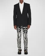 Image 2 of 5: Dolce&Gabbana Men's DG Monogram Jacquard Tuxedo Jacket