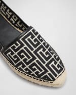 Image 5 of 5: Balmain Men's Monogram Jacquard Espadrilles