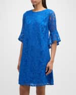 Image 5 of 6: Caroline Rose Flora Lace Julia Dress