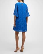 Image 3 of 6: Caroline Rose Flora Lace Julia Dress