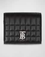Image 1 of 5: Burberry Lola Quilted Leather Compact Wallet