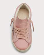 Image 5 of 5: Golden Goose Girl's Crystal Leather Low-Top Sneakers, Babies/Toddlers