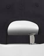 Image 4 of 5: Dolce&Gabbana Men's Logo Plaque Cotton-Stretch Baseball Cap