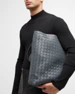 Image 3 of 6: Bottega Veneta Men's Medium Classic Intrecciato Tote Bag
